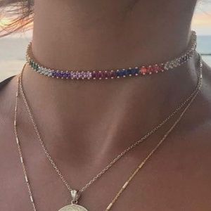Multi color Choker